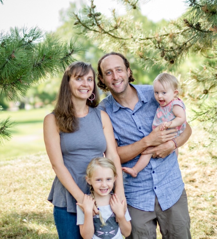 True Nature Co-Founders Joshua and Luna Canter and their Daughter's Jaya and Sasha